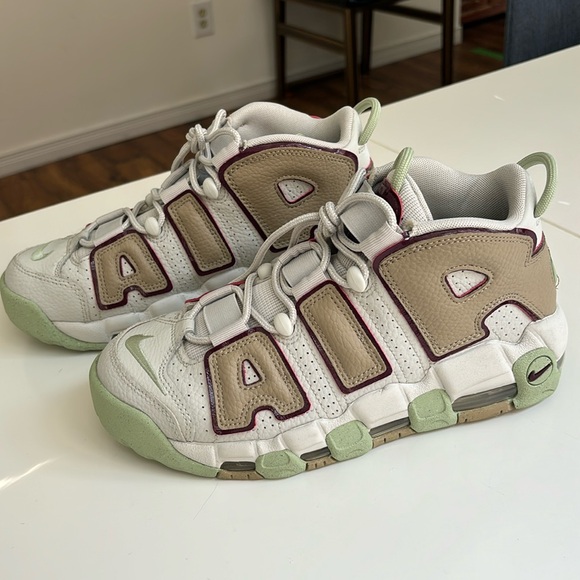 Nike Air More Uptempo Tan Mint Green - Picture 2 of 6